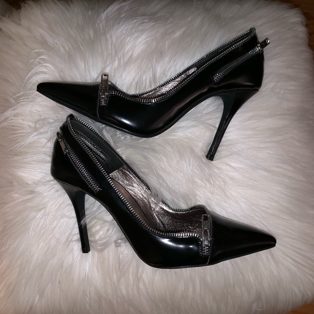 Jeffery Campbell zipper heels, never worn.